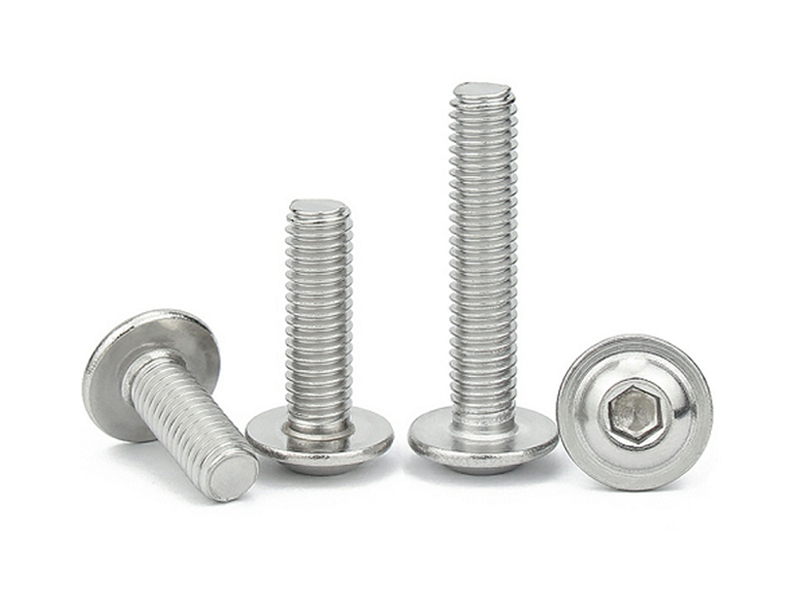 內六角圓頭帶介螺釘